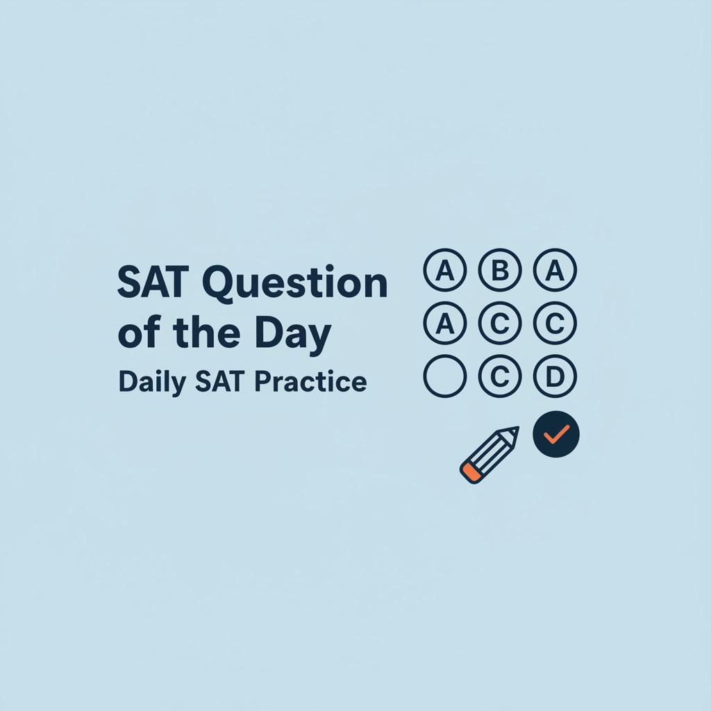 SAT Question of the Day
