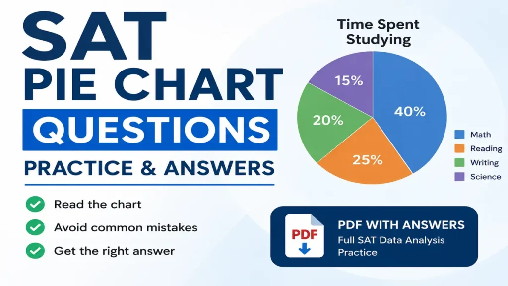 SAT Pie Chart Questions