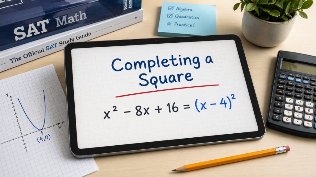 Completing a Square SAT Question